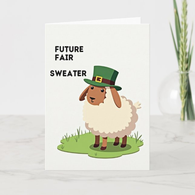 Future Fair Sheep Card (Front)