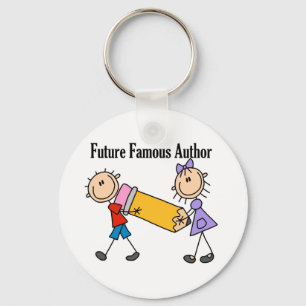 Future Famous Author Key Ring