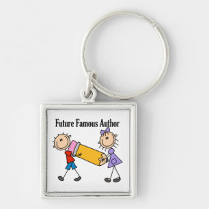 Future Famous Author Key Ring