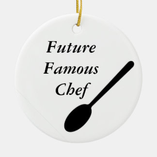 Future Famous Chef Ceramic Tree Decoration