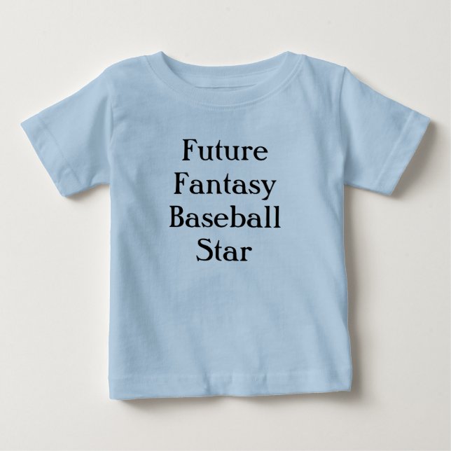 Future Fantasy Baseball Star Baby T-Shirt (Front)
