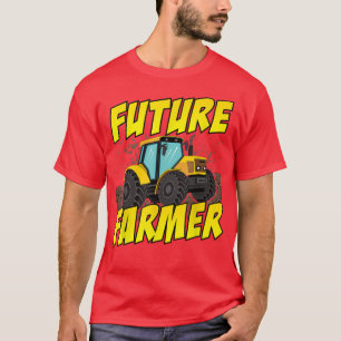 Future Farmer Funny Tractor Lover Boys Girls Farm T-Shirt
