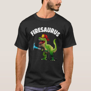 Future Firefighter Art For Boys Kids Fire T-Shirt