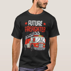 Future Firefighter Fireman Firefighting Boys Kids T-Shirt