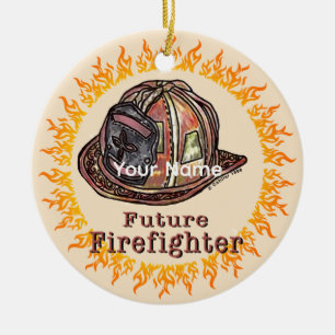 Future Firefighter Helmet  ornament