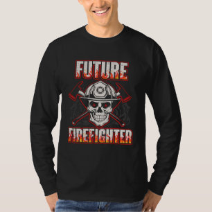 Future Firefighter Men Women Thin Red Line Firefig T-Shirt