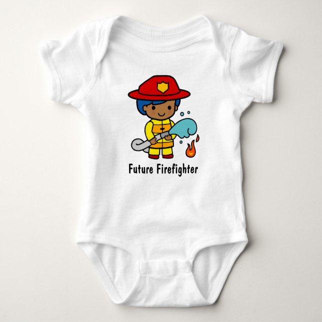 Future Firefighter T-Shirt Baby Bodysuit (Front)
