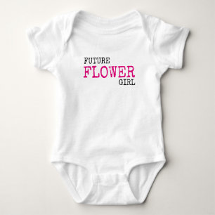 Future Flower Girl Wedding Baby Bodysuit