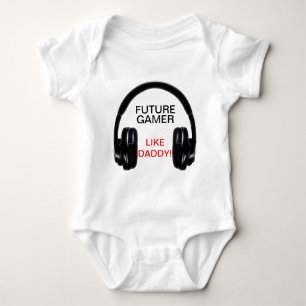 Future Gamer Like Daddy! Baby Bodysuit