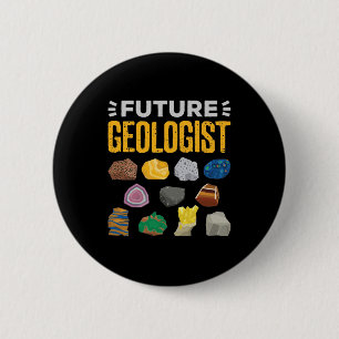 Future Geologist Geology Student 6 Cm Round Badge