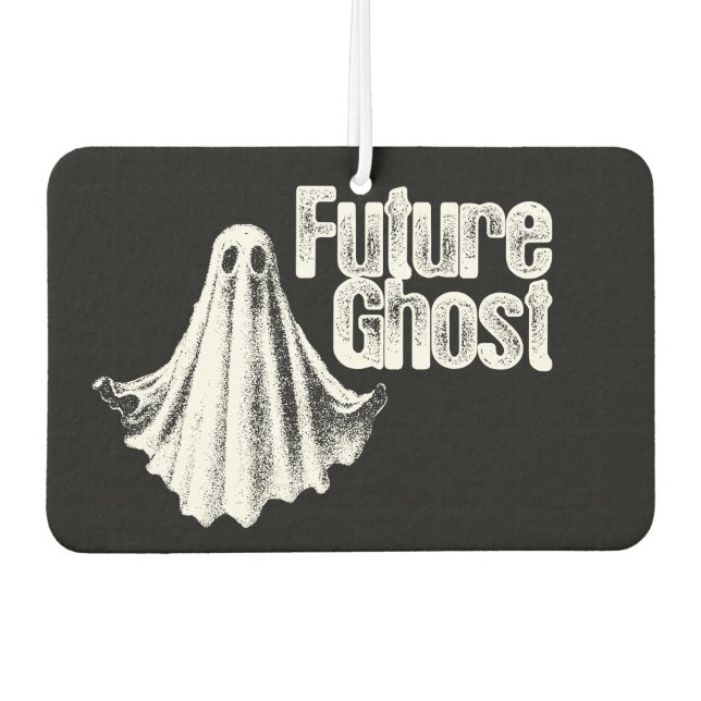 Future Ghost Car Air Freshener (Front)