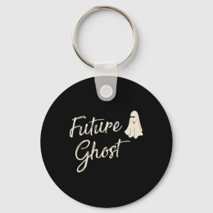 Future Ghost Funny Last Minute Retro Halloween Cos Key Ring