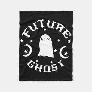 Future Ghost Tee Halloween Costume Boo Fortune Tel Fleece Blanket