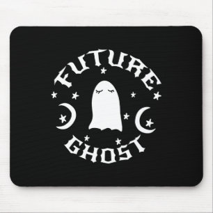 Future Ghost Tee Halloween Costume Boo Fortune Tel Mouse Pad