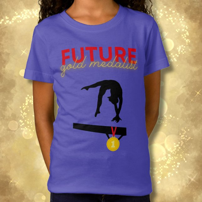 Future Gold Medallist Girls Gymnastics  T-Shirt (Creator Uploaded)