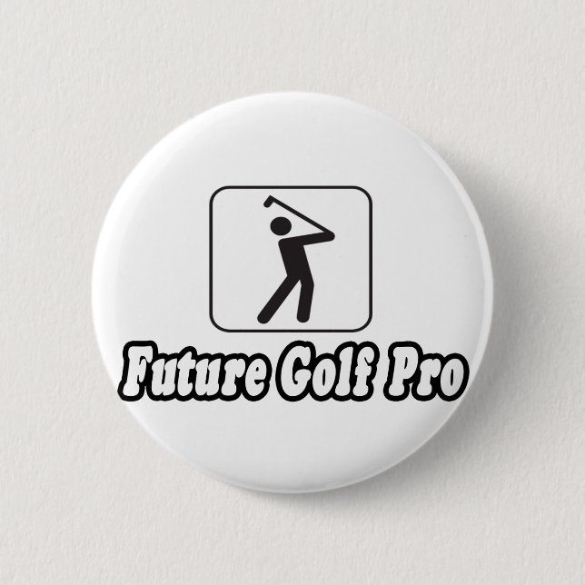 Future Golf Pro 6 Cm Round Badge (Front)