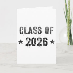 Future Graduation Cl Of 2026 Vintage 9th Gr Rock S Card