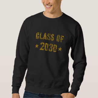 Future Graduation Class Of 2030 Girl 5th Gr Leopar Sweatshirt