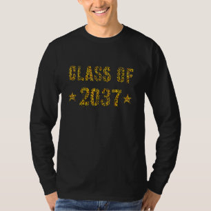 Future Graduation Class Of 2037 Girl Preschool Leo T-Shirt