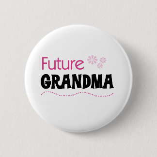 Future Grandma Tshirts and Gifts 6 Cm Round Badge