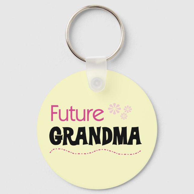 Future Grandma Tshirts and Gifts Key Ring (Front)