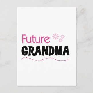 Future Grandma Tshirts and Gifts Postcard