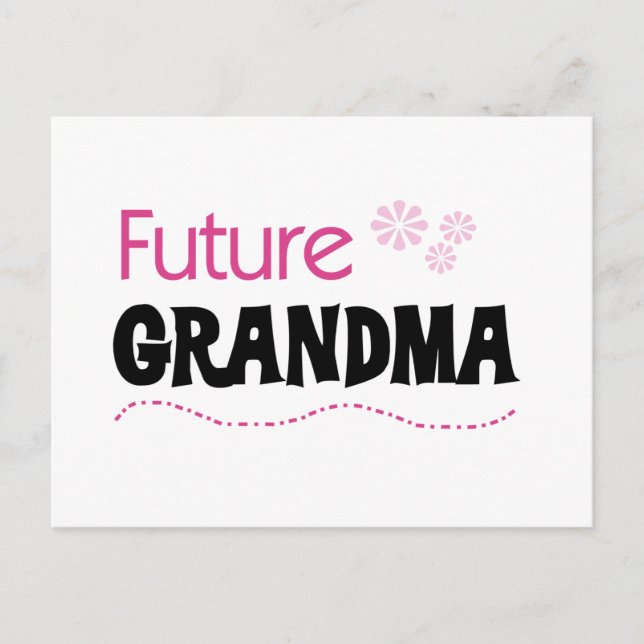 Future Grandma Tshirts and Gifts Postcard (Front)