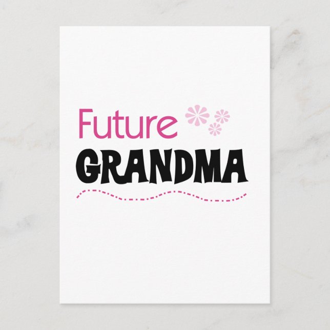 Future Grandma Tshirts and Gifts Postcard (Front)