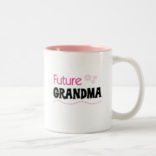Future Grandma Tshirts and Gifts Two-Tone Coffee Mug