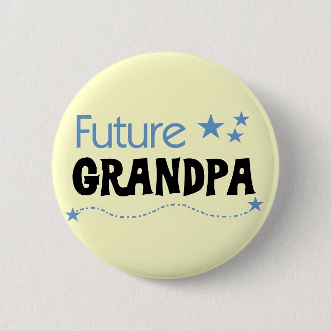 Future Grandpa Tshirts and Gifts 6 Cm Round Badge (Front)