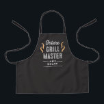 Future Grill Master Editable Colour Kid Apron<br><div class="desc">This lovely design can be customised to your favourite colour combinations. Matching adult and junior designs available. Makes a great gift! Find stylish stationery and gifts at our shop: www.berryberrysweet.com.</div>