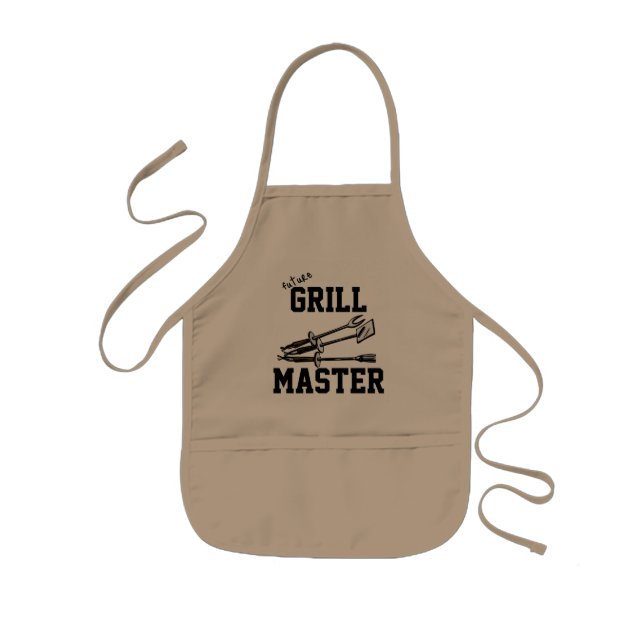 Future Grill Master with Grill Tools Kids Apron (Front)