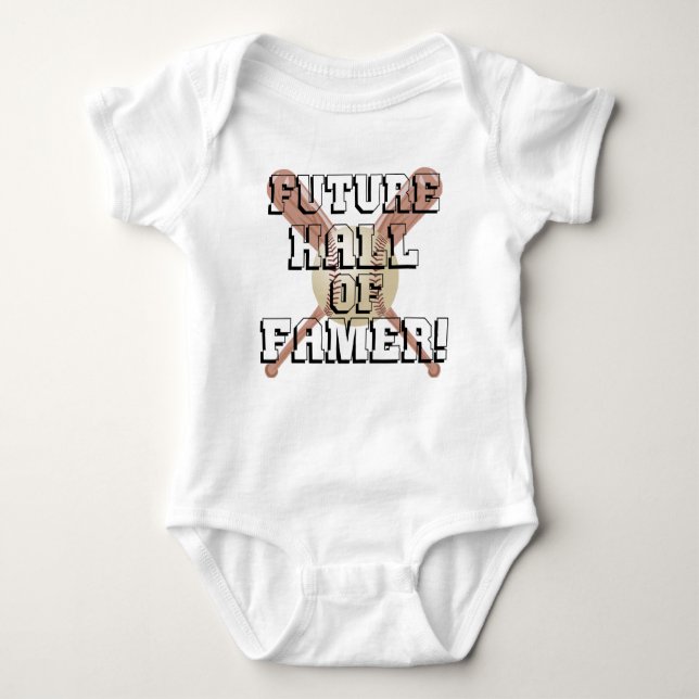 Future Hall of Famer Baby Bodysuit (Front)
