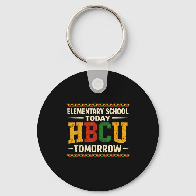 Future hbcu college elementary school hbcu tomorro key ring (Front)