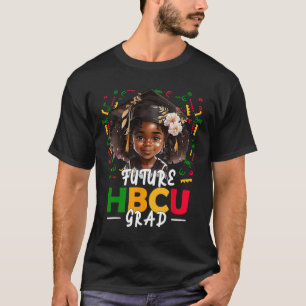 Future Hbcu Grad Afro Black Girl Kids Graduation C T-Shirt
