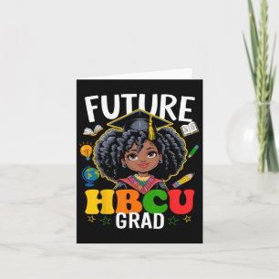 Future Hbcu Grad Afro Kids Black History Month Card