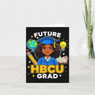Future Hbcu Grad Black Graduation Graduation Card