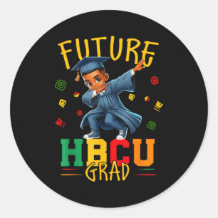 Future Hbcu Grad Black History Classic Round Sticker