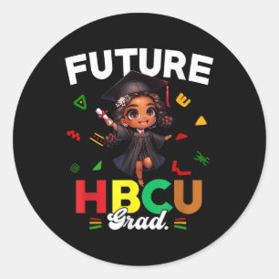 Future Hbcu Grad Black History Month Black College Classic Round Sticker
