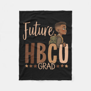 Future Hbcu Grad Black History Month Boy Graduatio Fleece Blanket