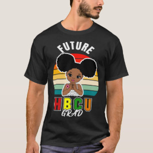 Future HBCU Grad Graduate Afro Black Girl College  T-Shirt