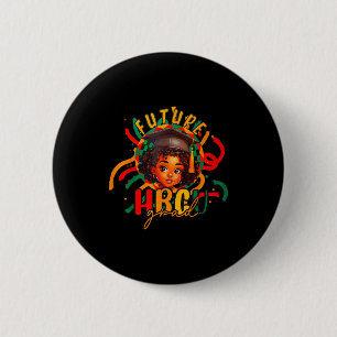 Future hbcu grad graduation girl black historyFutu 6 Cm Round Badge