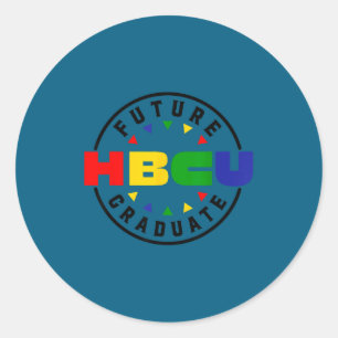 Future Hbcu Grad Historically Black Classic Round Sticker