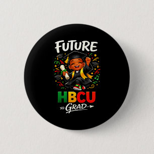 Future hbcu grad history black boy graduation hbcu 6 cm round badge