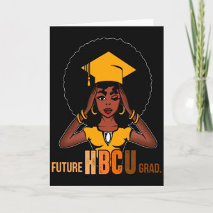 Future Hbcu Grad History Black College Girl Women Card