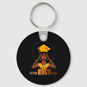 Future Hbcu Grad History Black College Girl Women  Key Ring