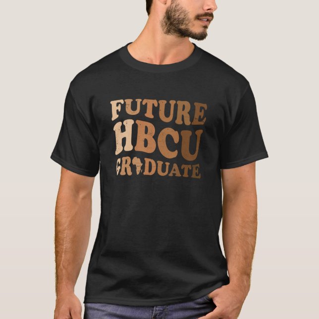 Future HBCU Grad History Black College Girl Women  T-Shirt (Front)