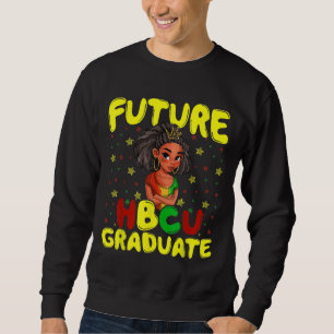 Future HBCU Grad History Black College Girl Youth Sweatshirt