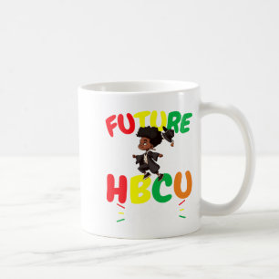 Future Hbcu Grad History Black College Youth Black Coffee Mug