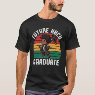 Future HBCU Grad History Black College Youth Black T-Shirt